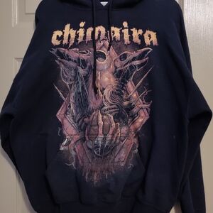 Black Graphic Hoodie